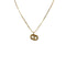 CHRISTIAN DIOR NECKLACE CD LOGO RHINESTONE GOLD ACCESSORY 90299320 - PURPOSE