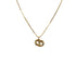 CHRISTIAN DIOR NECKLACE CD LOGO RHINESTONE GOLD ACCESSORY 90299320 - PURPOSE