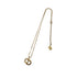 CHRISTIAN DIOR NECKLACE CD LOGO RHINESTONE GOLD ACCESSORY 90299320 - PURPOSE