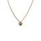 CHRISTIAN DIOR NECKLACE HEART CD LOGO RHINESTONE GOLD ACCESSORY 90299321 - PURPOSE