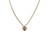 CHRISTIAN DIOR NECKLACE HEART CD LOGO RHINESTONE GOLD ACCESSORY 90299321 - PURPOSE