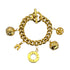 CELINE VINTAGE BRACELET RHINESTONE GOLD ACCESSORY 90299322