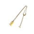 CHRISTIAN DIOR NECKLACE LOGO GOLD ACCESSORY 90299323 - PURPOSE