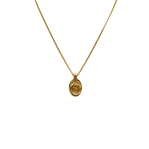 CHRISTIAN DIOR NECKLACE CD LOGO GOLD ACCESSORY 90299324 - PURPOSE