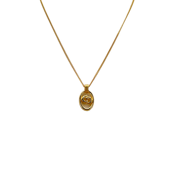 CHRISTIAN DIOR NECKLACE CD LOGO GOLD ACCESSORY 90299324 - PURPOSE