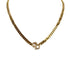 CHRISTIAN DIOR NECKLACE CD LOGO RHINESTONE GOLD ACCESSORY 90299325 - PURPOSE