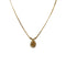 CHRISTIAN DIOR NECKLACE CD LOGO RHINESTONE GOLD ACCESSORY 90299326 - PURPOSE