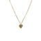 CHRISTIAN DIOR NECKLACE LOGO HEART RHINESTONE GOLD ACCESSORY 90299328 - PURPOSE