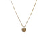 CHRISTIAN DIOR NECKLACE LOGO HEART RHINESTONE GOLD ACCESSORY 90299328 - PURPOSE