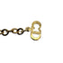 CHRISTIAN DIOR NECKLACE LOGO HEART RHINESTONE GOLD ACCESSORY 90299328 - PURPOSE