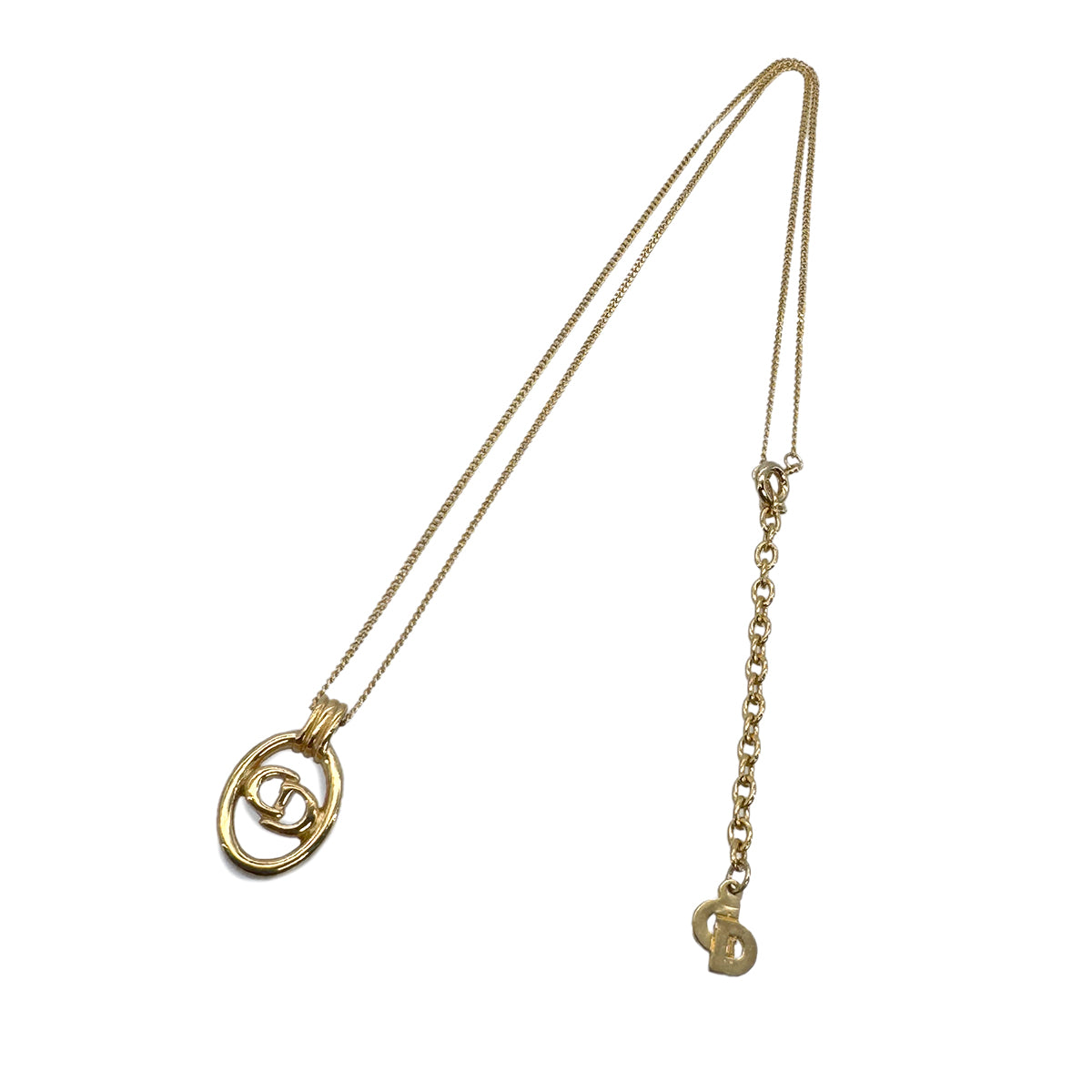 CHRISTIAN DIOR NECKLACE CD LOGO GOLD ACCESSORY 90299330