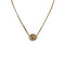 CHRISTIAN DIOR NECKLACE LOGO RHINESTONE GOLD ACCESSORY 90299332 - PURPOSE