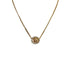 CHRISTIAN DIOR NECKLACE LOGO RHINESTONE GOLD ACCESSORY 90299332 - PURPOSE