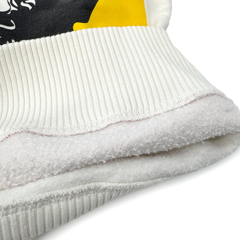 CHANEL MADEMOISELLE LONG SLEEVE SWEATSHIRT WHITE COTTON 40 01A RTW 90299334