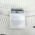 CHANEL MADEMOISELLE LONG SLEEVE SWEATSHIRT WHITE COTTON 40 01A RTW 90299334