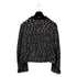 CHANEL COCO BUTTON TWEED JACKET BLACK WOOL 38 04A RTW 90299336