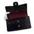CHANEL VINTAGE CLASSIC FLAP MEDIUM CHAIN SHOULDER BAG BLACK LAMB SKIN 90299338 - PURPOSE