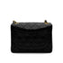 CHANEL VINTAGE MINI SQUARE 17 CHAIN SHOULDER BAG BLACK LAMB SKIN 90299340 - PURPOSE