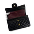 CHANEL VINTAGE CLASSIC FLAP SMALL CHAIN SHOULDER BAG BLACK LAMB SKIN 90299344 - PURPOSE
