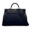 HERMES KELLY 50 RETOURNE BLUE MARINE TOGO TOILE OFFICIER HAND SHOULDER BAG □F SHW 90299345 - PURPOSE