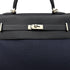 HERMES KELLY 50 RETOURNE BLUE MARINE TOGO TOILE OFFICIER HAND SHOULDER BAG □F SHW 90299345 - PURPOSE