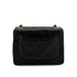CHANEL VINTAGE MINI SQUARE 17 CHAIN SHOULDER BAG BLACK LAMB SKIN 90299347 - PURPOSE