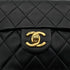 CHANEL VINTAGE MINI SQUARE 17 CHAIN SHOULDER BAG BLACK LAMB SKIN 90299347 - PURPOSE