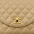 CHANEL VINTAGE MATELASSE HALF MOON CHAIN SHOULDER BAG BEIGE LAMB SKIN 90299348 - PURPOSE