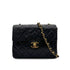 CHANEL VINTAGE MINI SQUARE 17 CHAIN SHOULDER BAG BLACK LAMB SKIN 90299351 - PURPOSE