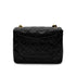 CHANEL VINTAGE MINI SQUARE 17 CHAIN SHOULDER BAG BLACK LAMB SKIN 90299351 - PURPOSE