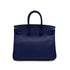 HERMES BIRKIN 25 BLUE SAPHIR EPSOM HAND BAG □Q PALLADIUM HARDWARE 90299355 - PURPOSE