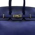HERMES BIRKIN 25 BLUE SAPHIR EPSOM HAND BAG □Q PALLADIUM HARDWARE 90299355 - PURPOSE