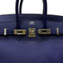 HERMES BIRKIN 25 BLUE SAPHIR EPSOM HAND BAG □Q PALLADIUM HARDWARE 90299355 - PURPOSE