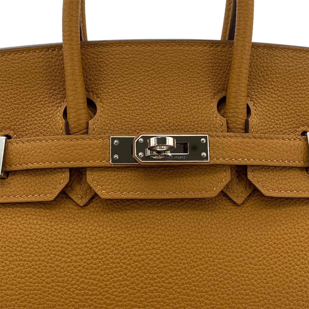 HERMES BIRKIN 25 VERSO CARAMEL LIME TOGO HAND BAG Y SHW 90299357