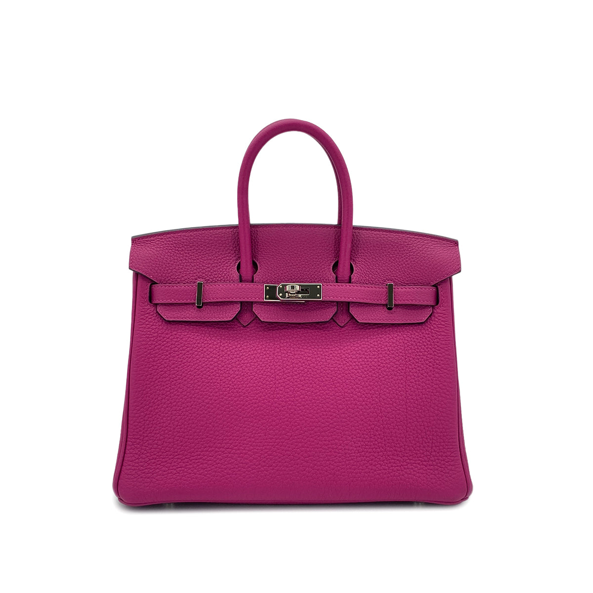 HERMES BIRKIN 25 ROSE POURPRE TOGO HAND BAG D SHW 90299358