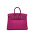 HERMES BIRKIN 25 ROSE POURPRE TOGO HAND BAG D SHW 90299358 - PURPOSE