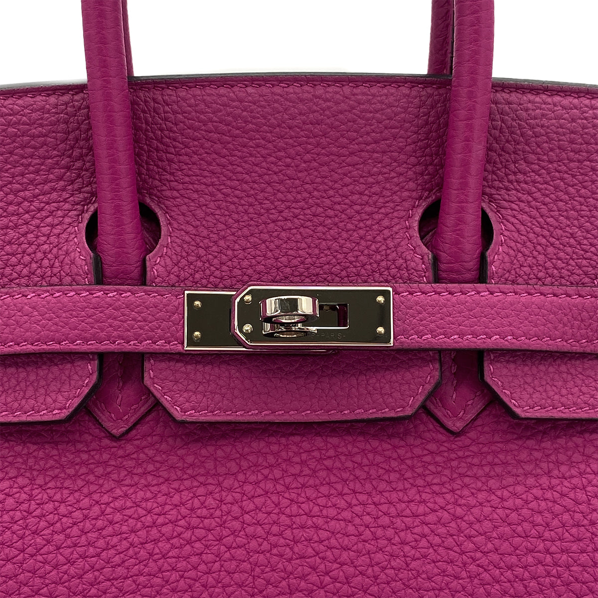 HERMES BIRKIN 25 ROSE POURPRE TOGO HAND BAG D SHW 90299358