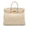 HERMES BIRKIN 40 BEIGE TYPE TAURILLON CLEMENCE HAND BAG □E GHW 90299359 - PURPOSE