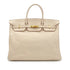 HERMES BIRKIN 40 BEIGE TYPE TAURILLON CLEMENCE HAND BAG □E GHW 90299359 - PURPOSE