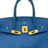 HERMES BIRKIN 30 BLUE FRANCE COUCHVEL HAND BAG 〇Z GHW 90299360 - PURPOSE