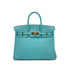 HERMES BIRKIN 25 BLUE ATOLL VEAU SWIFT HAND BAG X GHW 90299362 - PURPOSE