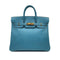 HERMES HAUT A COURROIES 32 BLUE JEAN EPSOM HAND BAG □C SHW 90299364 - PURPOSE