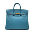 HERMES HAUT A COURROIES 32 BLUE JEAN EPSOM HAND BAG □C SHW 90299364 - PURPOSE