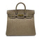 HERMES HAUT A COURROIES 32 GRAY OSTRICH HAND BAG 〇W GHW 90299365 - PURPOSE