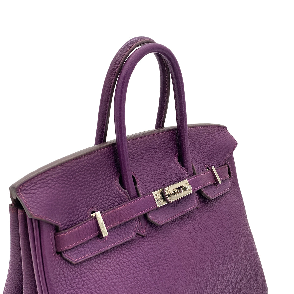 HERMES BIRKIN 25 ANEMONE TOGO HAND BAG □R SHW 90299366