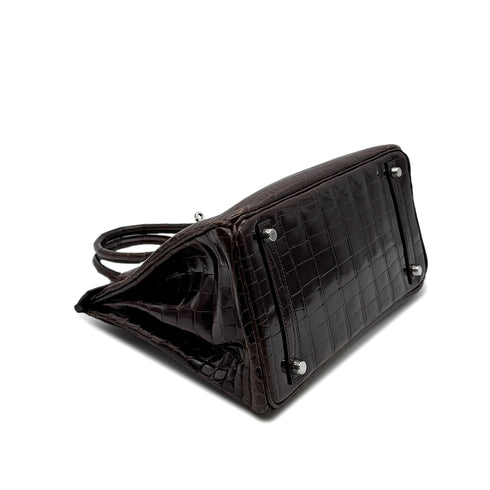 HERMES BIRKIN 30 COCAON CROCODILE NILOTICUS HAND BAG □L SHW 90299532 - PURPOSE