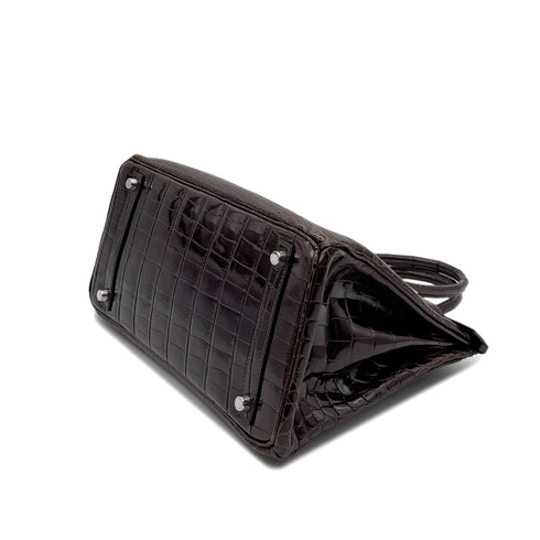 HERMES BIRKIN 30 COCAON CROCODILE NILOTICUS HAND BAG □L SHW 90299532 - PURPOSE
