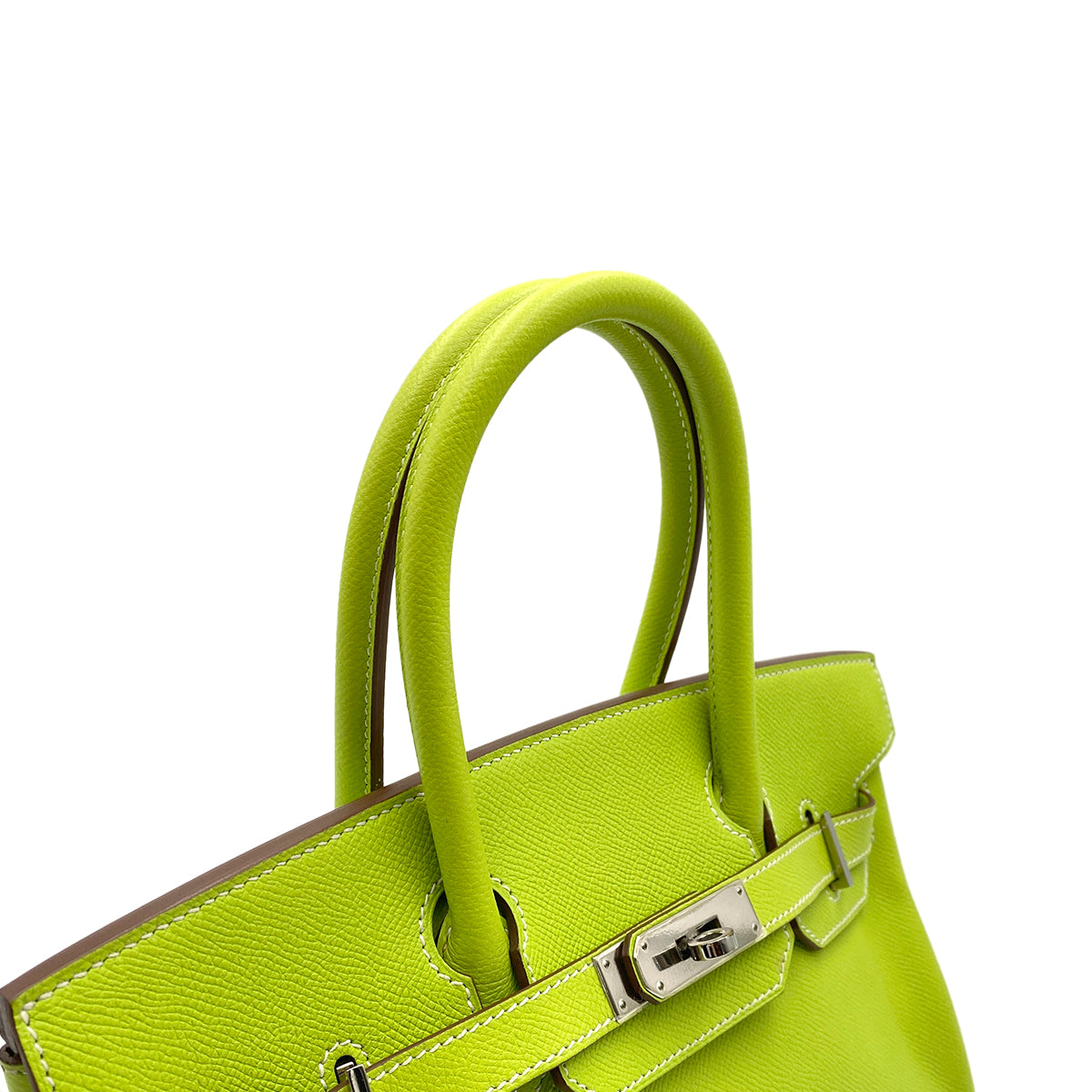HERMES CANDY BIRKIN 30 KIWI LICHEN EPSOM HAND BAG □O SHW 90299533