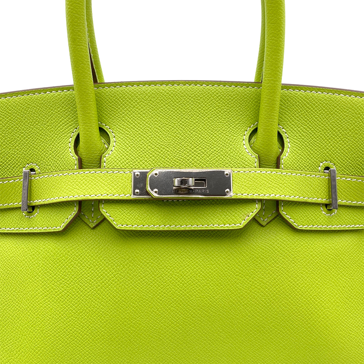 HERMES CANDY BIRKIN 30 KIWI LICHEN EPSOM HAND BAG □O SHW 90299533
