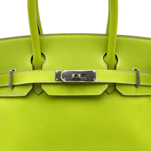 HERMES CANDY BIRKIN 30 KIWI LICHEN EPSOM HAND BAG □O SHW 90299533 - PURPOSE